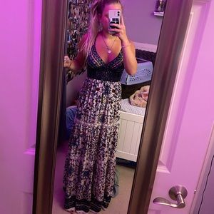 flowey flowery maxi dress